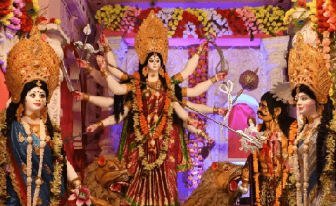 Durga puja image kanchan